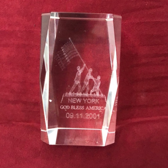 God Rocks Paperweight Office | God Bless America Paperweight Crystal Glass 3d Laser Etched ...